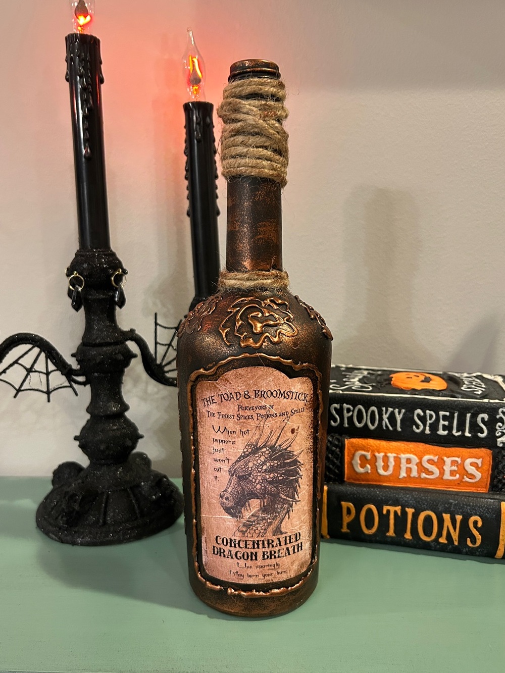 Halloween Decorative Potion Bottle - Concentrated Dragon Breath